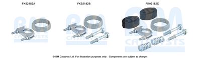 Монтажный комплект, катализатор BM CATALYSTS FK92182 для MITSUBISHI COLT