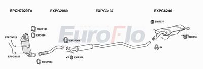 Układ wydechowy EUROFLO DSDS7C123001
