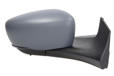 Zijspiegel Rechts (elektrisch, in reliëf, met verwarming, under-coated, met indicator, met temperatuursensor) past: RENAULT ZOE 07.19-