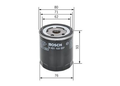 Oljefilter BOSCH 0 451 103 337