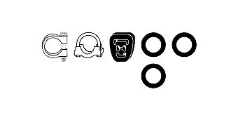 SET MONTARE SISTEM DE ESAPAMENT