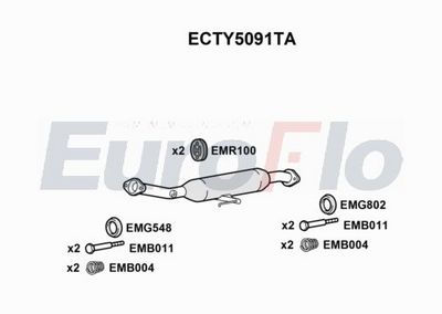 Katalizator EUROFLO 174100Y320