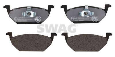 комплект спирачно феродо, дискови спирачки SWAG