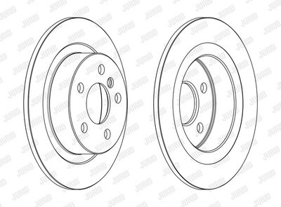 BREMSSCHEIBE JURID 563190JC 1