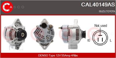 GENERATOR / ALTERNATOR CASCO CAL40149AS