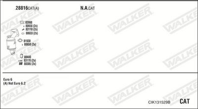 ABGASANLAGE WALKER CIK131529B
