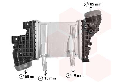 INTERCOOLER COMPRESOR VAN WEZEL 58014713