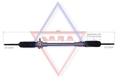 LA.R.A. 900535 Рулевая рейка  для FERRARI (Феррари)