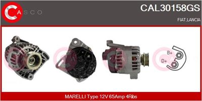 Генератор CASCO CAL30158GS для LANCIA Y