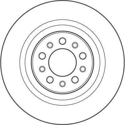 спирачен диск TRW DF4068