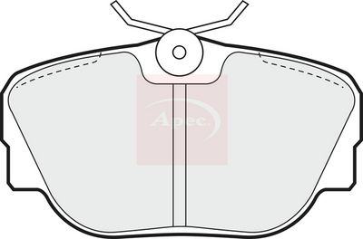 APEC Brake Pad Set, disc brake PAD558