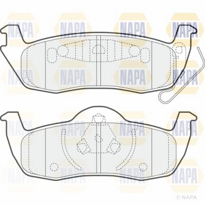 Brake Pad Set NAPA PBP7384