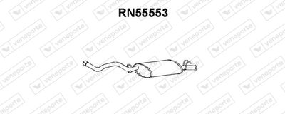 Глушитель выхлопных газов конечный VENEPORTE RN55553 для RENAULT 11
