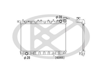 Radiator, racire motor Koyorad PL021097