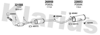 Układ wydechowy KLARIUS 630780E