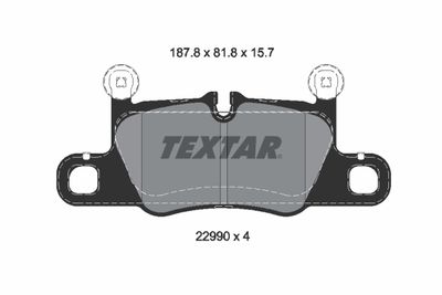 Brake Pad Set, disc brake 2299001