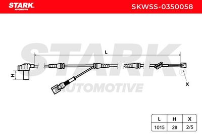 датчик, обороти на колелото STARK SKWSS-0350058