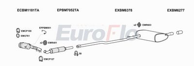 Układ wydechowy EUROFLO MIHAT151005D