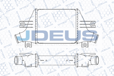 JDEUS M-818056A Интеркулер  для PEUGEOT  (Пежо 4008)