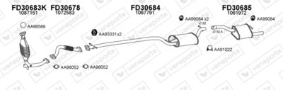 ABGASANLAGE VENEPORTE 300209