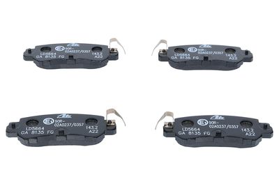 Brake Pad Set, disc brake 13.0470-5664.2