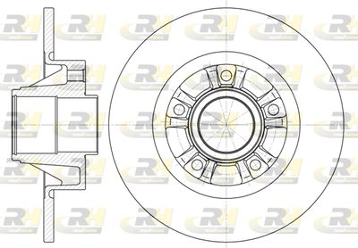 ROADHOUSE 6733.00 Тормозные диски  для NISSAN PRIMASTAR (Ниссан Примастар)