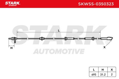 датчик, обороти на колелото STARK SKWSS-0350323