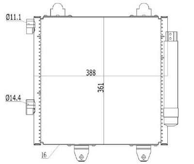KONDENSATOR KLIMAANLAGE
