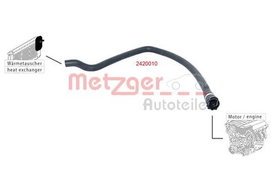 CONDUCTA SCHIMBATOR CALDURA-INCALZIRE METZGER 2420010 1