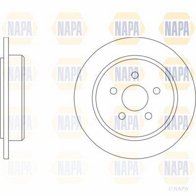 Brake Disc NAPA PBD8108