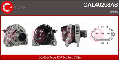 CASCO CAL40258AS Генератор  для SUZUKI (Сузуки)