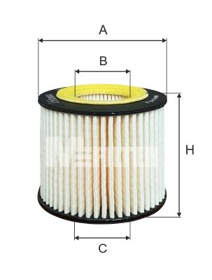 Масляный фильтр MFILTER TE 600 для VW FOX