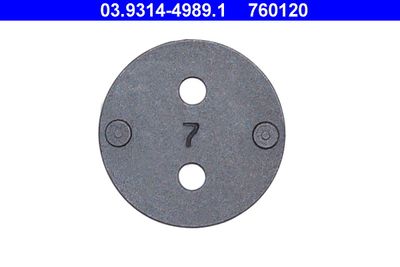 Adapter, bremsekaliberstempel-nulstillingsværktøj ATE 03.9314-4989.1