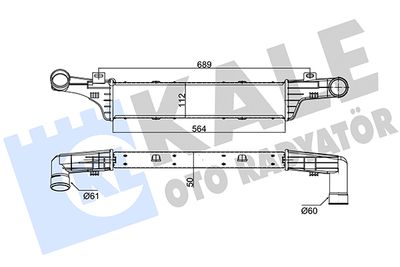 KALE OTO RADYATÖR 347400 Интеркулер для MERCEDES-BENZ E-CLASS (W210) E 250 Turbo-D (210.015) KALE OTO RADYATÖR 347400 Интеркулер для MERCEDES-BENZ E-CLASS (W210) E 250 Turbo-D (210.015)