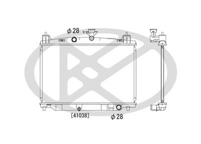 Radiator, racire motor Koyorad PL062099