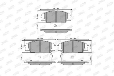 Jarrupala, levyjarru JURID 572432J – HONDA