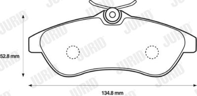 Brake Pad Set, disc brake 573084J