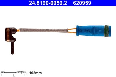 Сигнализатор, износ тормозных колодок ATE 24.8190-0959.2 для MERCEDES-BENZ S-CLASS