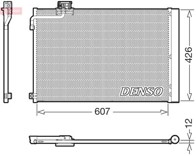 Skraplacz, klimatyzacja DENSO DCN17064