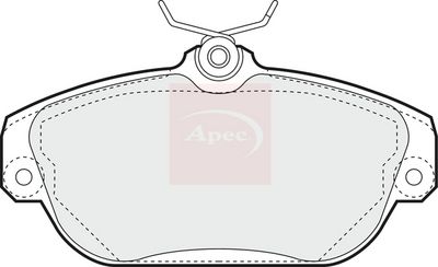 APEC Brake Pad Set, disc brake PAD843