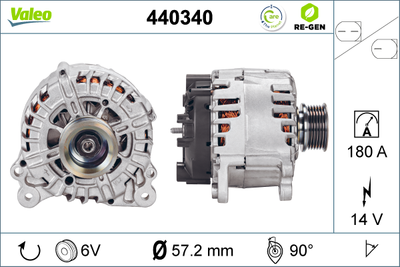 Генератор VALEO 440340 для VW TOUAREG