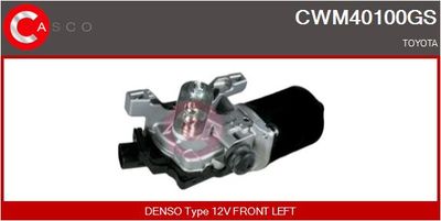 CASCO CWM40100GS Двигатель стеклоочистителя  для TOYOTA AVENSIS (Тойота Авенсис)