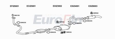 Układ wydechowy EUROFLO IZTRO30D3001A00
