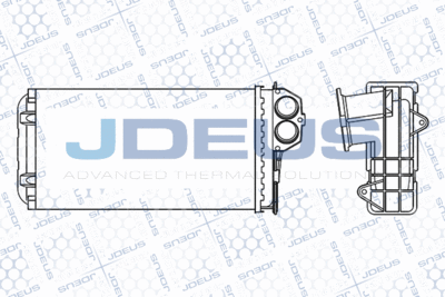 JDEUS M-2210310 Радиатор печки  для PEUGEOT 206 (Пежо 206)