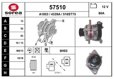 GENERATOR EAI 57510
