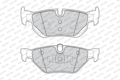 BREMSBELAGSATZ SCHEIBENBREMSE FERODO FDB1807 1