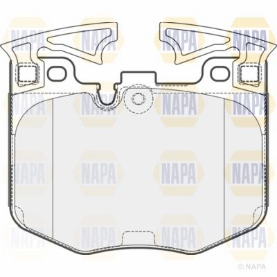 Brake Pad Set NAPA NBP1668