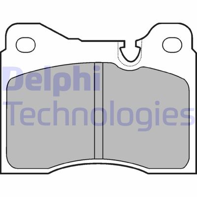 DELPHI LP164 Тормозные колодки и сигнализаторы  для BMW 5 (E12) 520