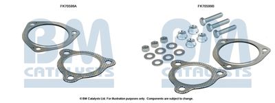 Монтажен комплект, изпускателна тръба BM Catalysts FK70599
