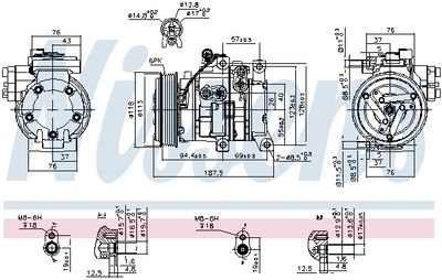 COMPRESOR CLIMATIZARE NISSENS 89533 4